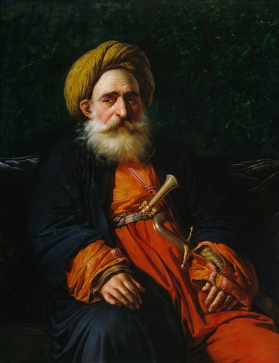 Portrett av Katchef Dahouth, Christian Mameluke, 1804. av Anne-Louis Girodet de Roussy-Trioson
