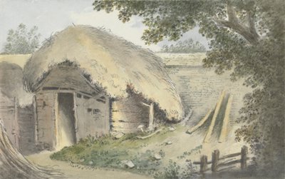 Thatched låve av Anne Peacock