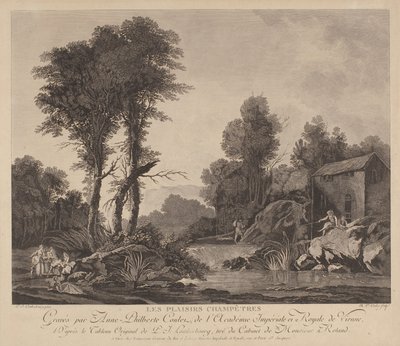 Country Pleasures (gravering) av Anne Philiberte Coulet
