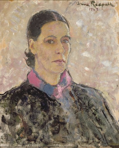 Selvportrett av Anne Redpath