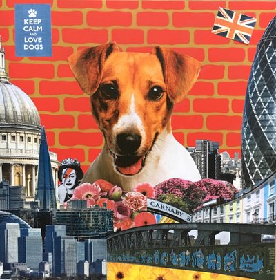 Jack Russel, 2015, Blandede medier av Anne Storno
