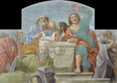 Apostler rundt den tomme graven, 1604-1607 av Annibale Carracci