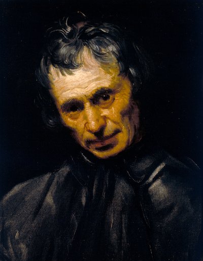 Hodet til en gammel mann av Annibale Carracci