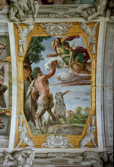 Pan og Diana (Fresco av Annibale Carracci
