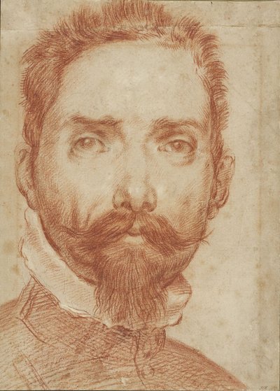 Portrett av luttspilleren Giulio Mascheroni av Annibale Carracci