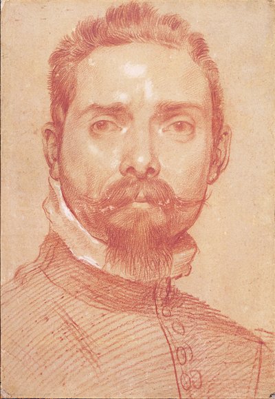 Portrett av lutspilleren Giulio Mascheroni, ca 1594 av Annibale Carracci