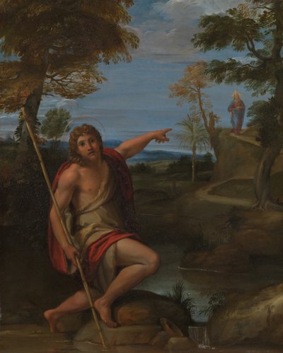 Døperen Johannes som vitner, ca. 1600. av Annibale Carracci