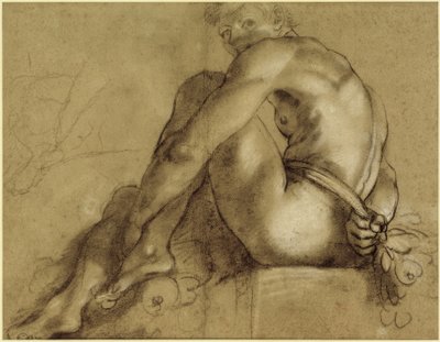 Sittende handling av Annibale Carracci