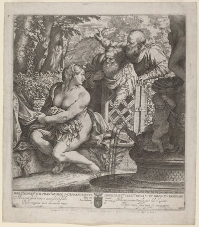 Susanna og de eldste av Annibale Carracci
