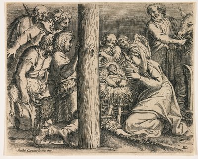 Hyrdenes tilbedelse av Annibale Carracci