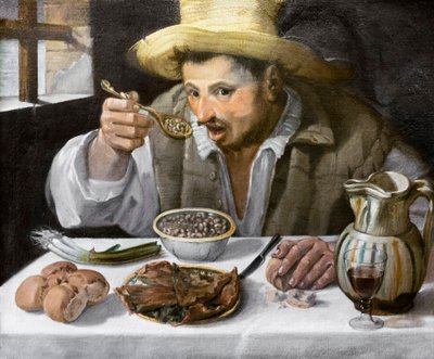 Bønneeteren av Annibale Carracci