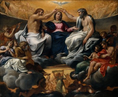 Jomfruens kroning, etter 1595. av Annibale Carracci