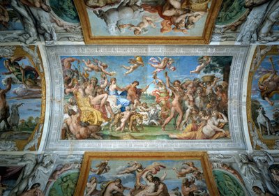 Triumf av Bacchus og Ariadne, detalj fra Farnese-taket av Annibale Carracci
