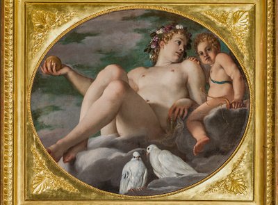 Venus og Amor av Annibale Carracci