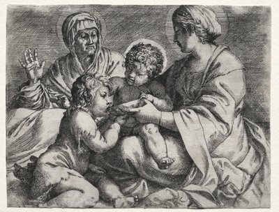 Jomfru med bollen av Annibale Carracci