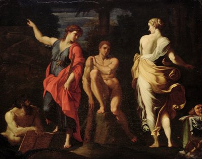 Herkules ved veiskillet av Annibale Copy Carracci