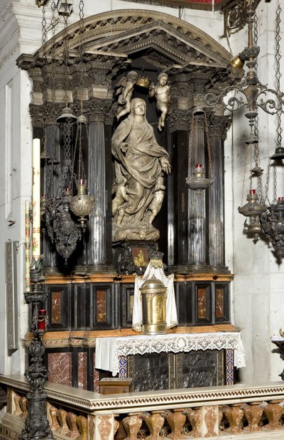 Jomfru Marias himmelfart, 1586 av Annibale Fontana