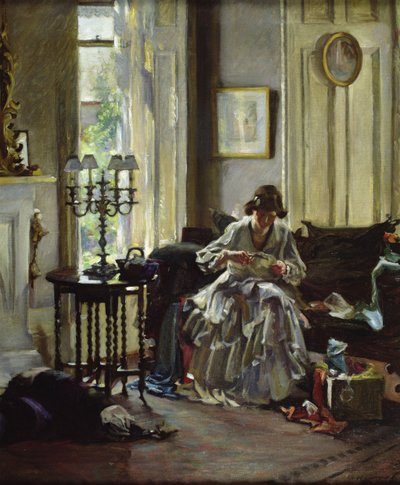 Syersken (olje på lerret) av Annie Rose Laing