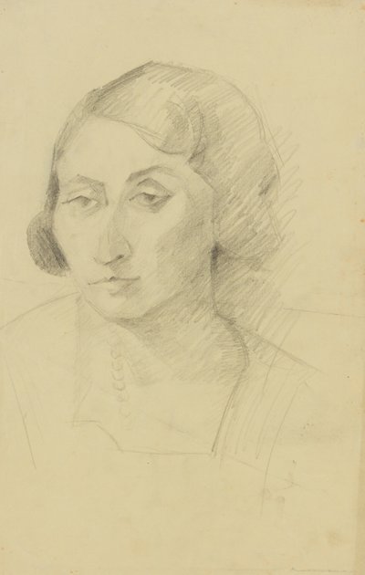 portrett av en dame av Anny Dollschein