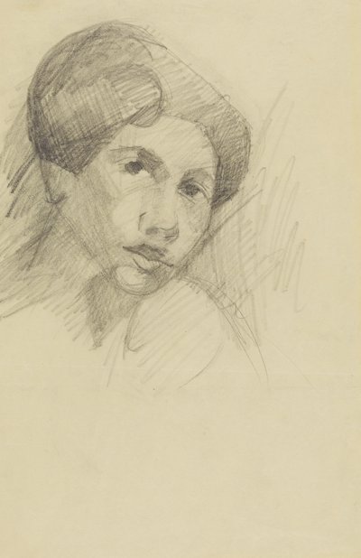 portrett av en dame av Anny Dollschein
