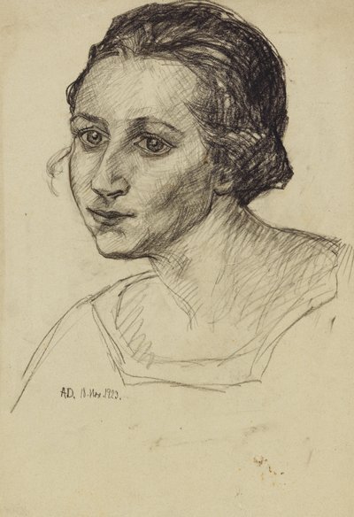 portrett av en dame av Anny Dollschein