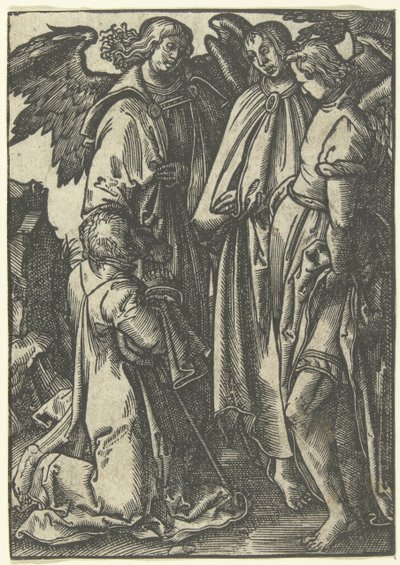 Abraham og de tre englene av Anonymous