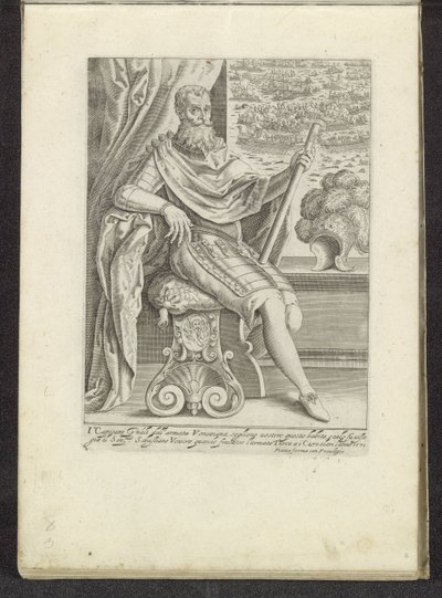 Admiraal Sebastiano Vernier en de Slag bij Lepanto Scènes uit het Venetiaanse leven (serietittel) Habiti d