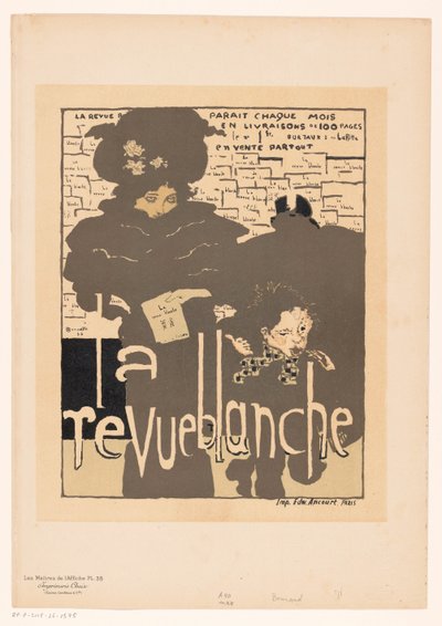 Annonse for La Revue Blanche Poster Masters (serietittel på objekt) av Anonymous