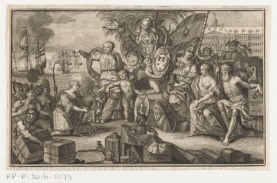Allegori av East India Company av Anonymous