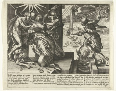 Allegori om nøden og lettelsen i Leiden, 1574 av Anonymous