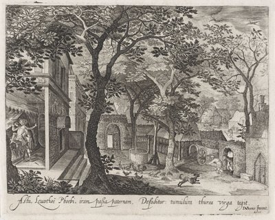 Apollo en Leucothea Scener fra Ovids Metamorphoses (serietittel) av Anonymous