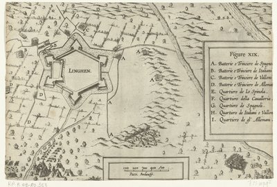 Beleiring og erobring av Lingen av Spinola, 1605 av Anonymous