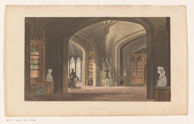 Bibliotheek Et bibliotek (tittel på objekt) av Anonymous