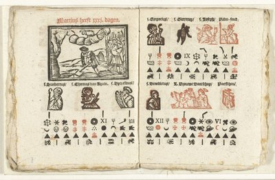 Sider med meldingen for mars måned 1712 av Anonymous