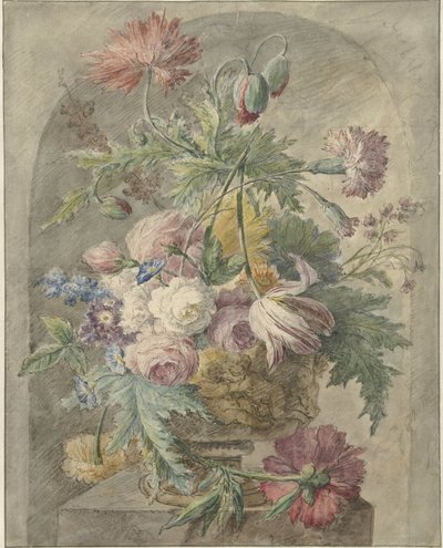 Blomster i en vase av Anonymous