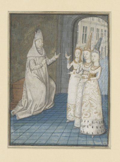 Boccaccio tar imot tre kvinner The Adventures of Noble Men and Women (serietittel) av Anonymous