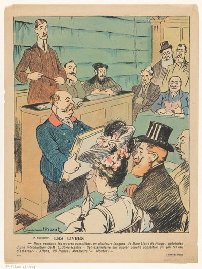 Bokauksjon Les livres (tittel på objekt) av Anonymous