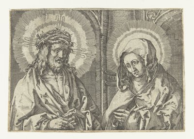 Kristus og Maria av Anonymous