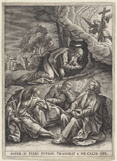 Kristus i Getsemane hage Scener fra Passion of Christ (serietittel) av Anonymous