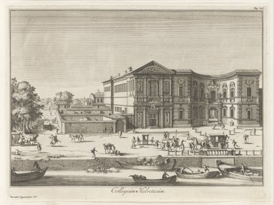 Collegio Helvetia i Milano Collegium Helveticum (tittel på objekt) Magesyn der Italiaense bygninger (serietittel) av Anonymous
