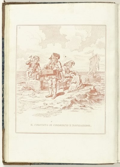 Comité van Koophandel en Zeevaart, 1795 Handels- og navigasjonskomiteen (tittel på objekt) Hollandia Regenerata (Italyanse kopie) (serietittel) The regeneration of Holland: spechio til alle regenererte folk (serietittel på objekt) av Anonymous