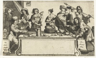 Fra Fransman og Hollander, 1673 Frans-man Hollander / Le Francois L