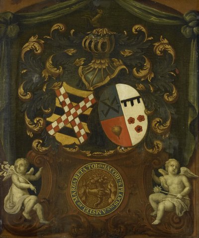 Alliansens våpen til Jacob Ploos van Amstel og Margareta Tol, 1683 av Anonymous