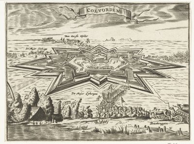 Stormingen av Coevorden, 1672 av Anonymous