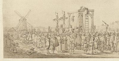 Ledenbergs kiste hang på galgen, 1619 av Anonymous