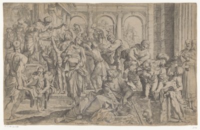 Saint Roch deler ut almisser av Anonymous
