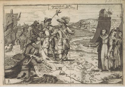 Den uhelbredelige sykdom, 1673 Ongeneeslycke Siekte / le Mal uhelbredelig. 1673 (tittel på objekt) av Anonymous