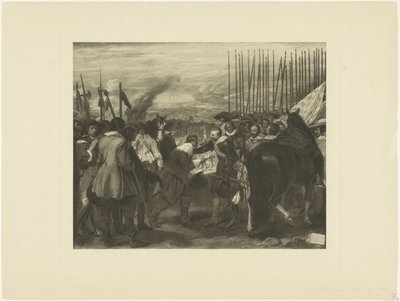 Overgivelsen av Breda, til Velázquez av Anonymous
