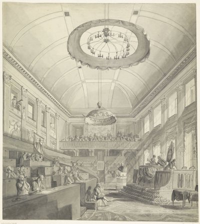 Første nasjonalforsamling i Haag, 1796 av Anonymous