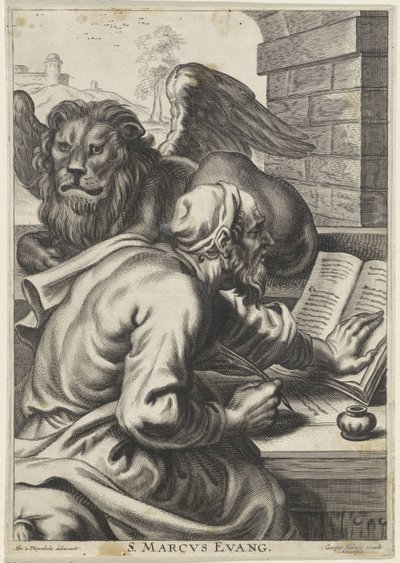 Evangelist Marcus S. Marcus Evang (tittel på objekt) av Anonymous